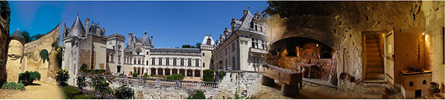 le château de Brézé (mariage et réception) à 8km du gite de France le logis d'Adrienne